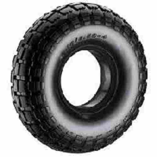 Solid Rubber Tyres For Vehicles, Black Colour, Size: Standard