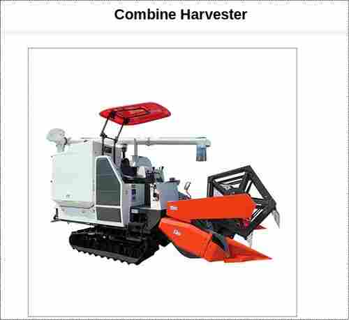 Combine Harvester with Easy Operation