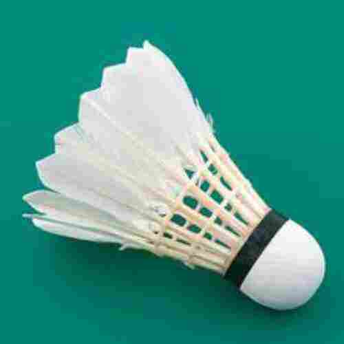 White Feather Badminton Shuttlecock