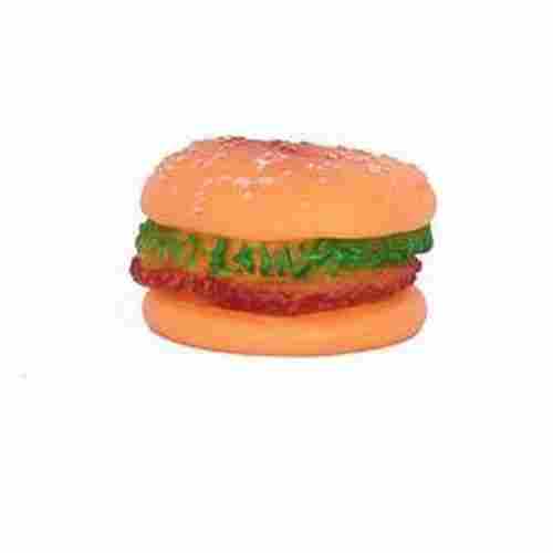 Squeaky Vinyl Chew Latex Burger Dog Toy