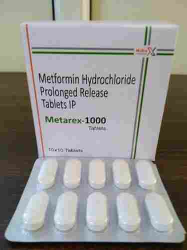Metformin Hydrochloride 1000 MG Prolonged Release Tablets