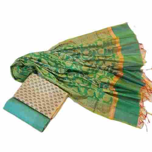 Banarasi Soft Cotton Silk Suit For Ladies