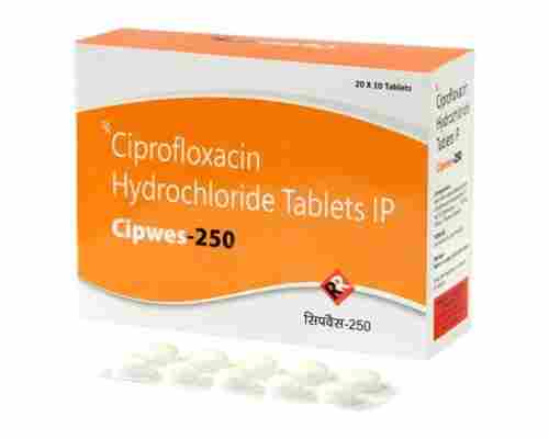 Ciprofloxacin Hydrochloride 250 MG Bacterial Infection Tablets IP