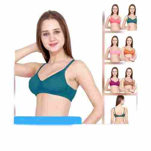 Padded Hosiery Cotton Plain Bra For Ladies, Ideal For Great Support Under T-Shirt, Kurtas, Other Modern Wear, Inner Wear, Best Quality, Size : 28 - 40