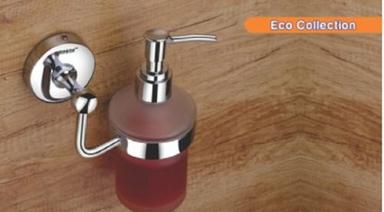 Pp Brass With Glass Eco Soap Dispenser