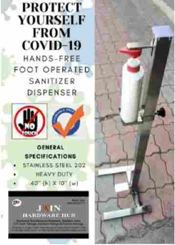 Foot Operated Sanitizer Dispenser Stand