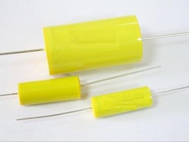 Yellow Metalized Polyester Film Capacitors