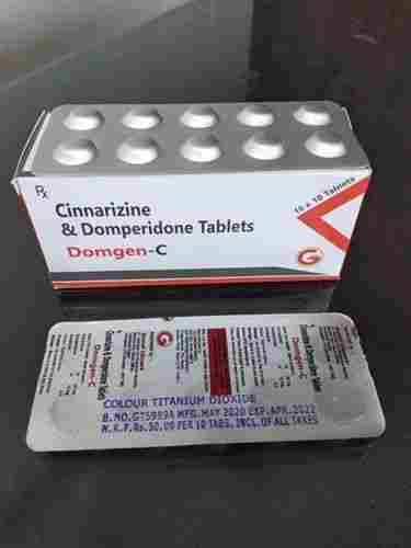 Cinnarizine And Domperidone Anti Vertigo Tablets