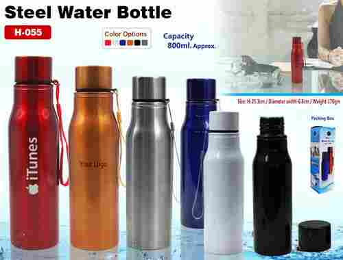 BPA Free Food Grade Leak Proof Stylish and Designer Steel Water Bottle 