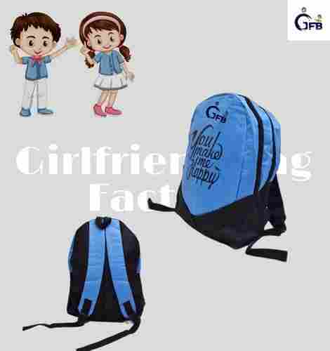 Multipocket Blue Backpack for School