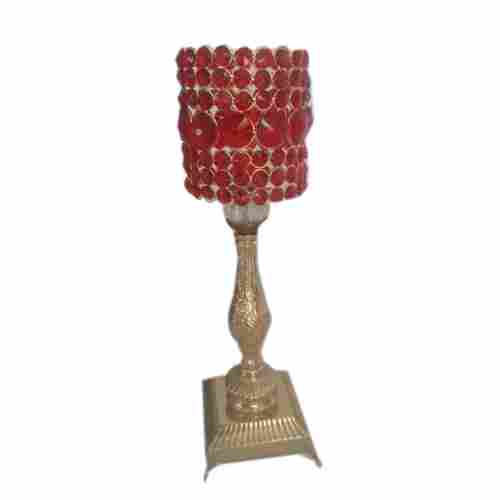 Crystal Brass LED Lamp