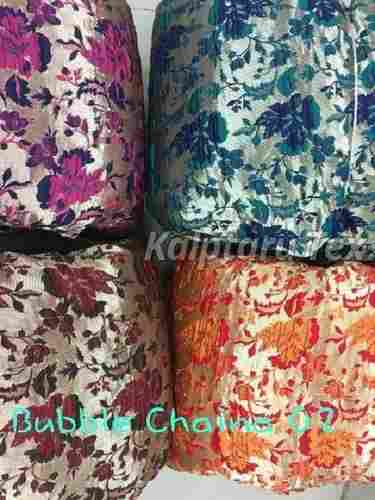 Bubble China 02 Printed Jacquard Fabric For Textile, Skin Friendly, Finest Quality, Excellent Design, Thickness : 1mm, Width : 46 Inch