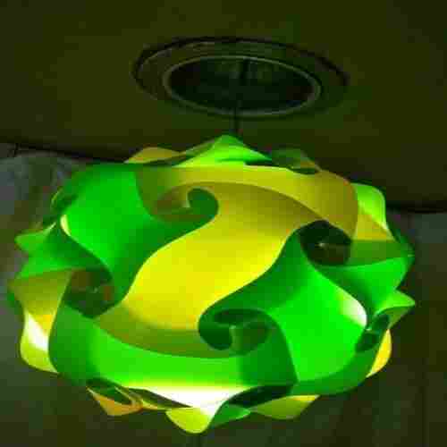 Green And Yellow Multicolor Copper Material Made Fancy Lamp Shades