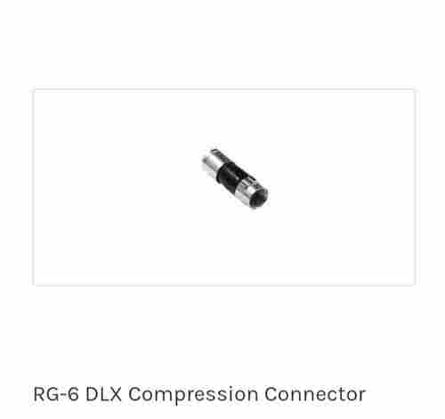  RG-6 DLX संपीड़न कनेक्टर 