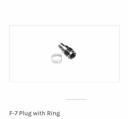Round Shape F-7 Plug with Ring