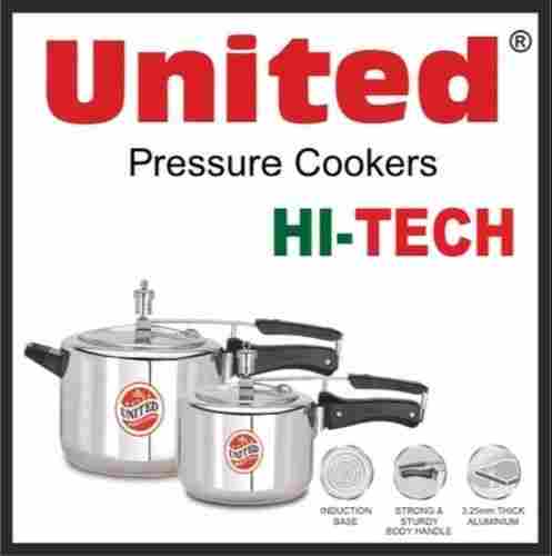 Wrought Aluminium Pressure Cooker With Sturdy Body Handle