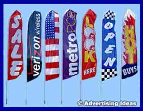Advertising Flags For Advertising, Fine Quality, Digital Print, Size : S,M,L