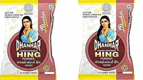 Dhanhar Agmark Compounded Asafoetida Powder 200 Grams (100g X 2 Pack)