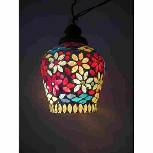 Elegant Look Hanging Mosaic Glass Lamp