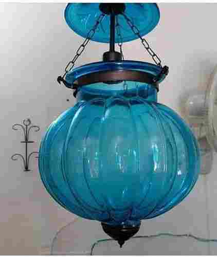 Hanging Melon Glass Lamp
