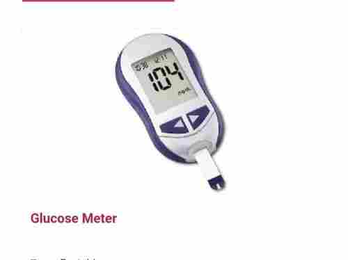 Portable Type White Color Glucose Meter