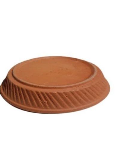 Light Brown Round Shape 5 Inch Terracotta Plate