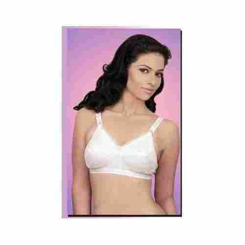 Ladies Daily Wear White Bra with Removable Straps