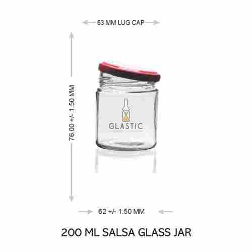 Salsa Glass Jar (200 Ml)
