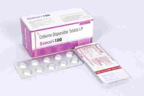 Cefixime 100 MG Antibiotic Dispersible Tablet