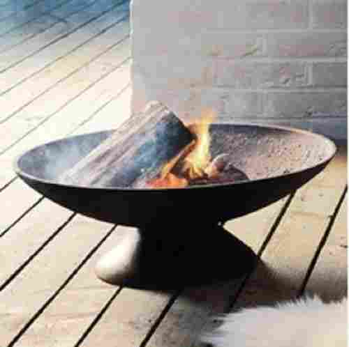 Jm Handicrafts Cast Iron Outdoor Fire Pit, Supreme Quality, Eco Friendly, Hard Texture, Stable Performance, High Strength, Easy To Use, Brown Color