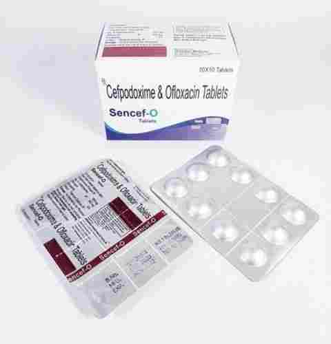 Cefpodoxime And Ofloxacin Combination Antibiotic Tablet