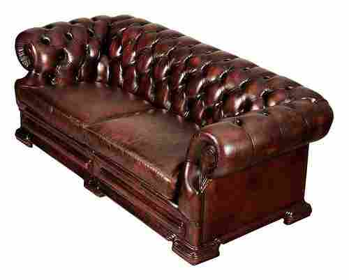 Modern Leather Chesterfield Sofa