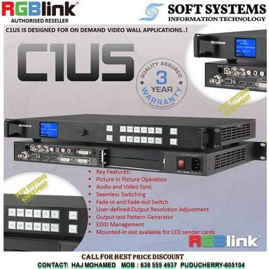  RGBlink C1Us एलईडी वीडियो प्रोसेसर इनपुट वोल्टेज: 65 वाट (W) 