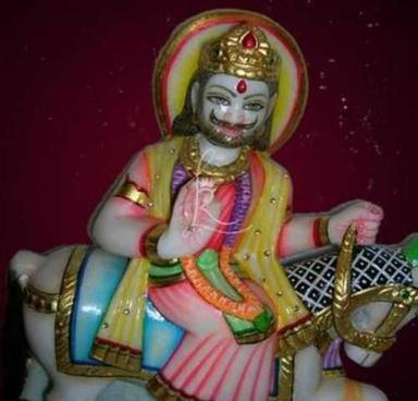 Colorful Marble Stone God Statue 