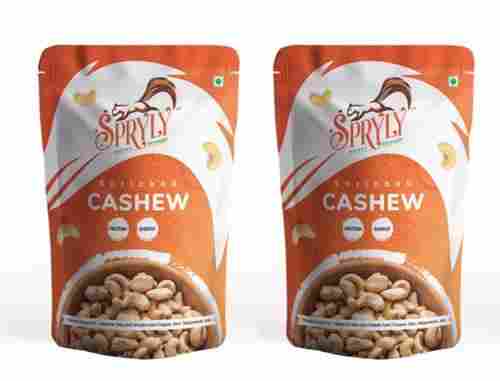 Spryly Enriched A Grade Organic Cashew Nuts, Whole Cashew Nuts / Kaju Dry Fruit W240 Diwali Special -1kg (Pack Of 2)-500 Gm X 2