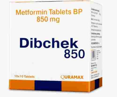 Metformin Hydrochloride 850 MG Anti Diabetic Prescription Tablet BP