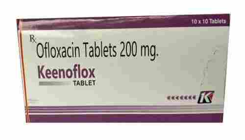 Ofloxacin 200 MG Antibiotic Tablet IP 10x10 Pack