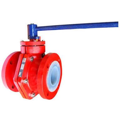 Flanged End Two Piece Pfa Ball Valve Application: Industrial
