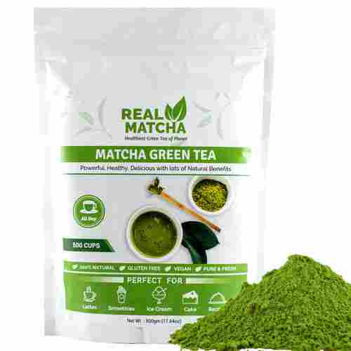 Real Matcha Japanese Matcha Green Tea Powder for Weight Loss, 500gm (500 Cups) Bulk Pack for Cafes, Restaurants, Hotels, Cake Bakery and Ice Cream Parlours