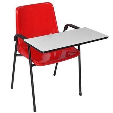 Batcha Furniture Portable Red Plastic Student Folding Writing Pad Chairs