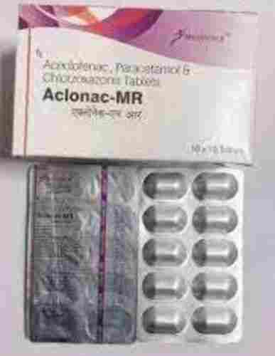 Aceclofenac Paracetamol And Chlorzoxazone NSAID Painkiller Tablets