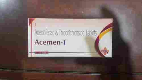 Aceclofenac And Thiocolchicoside Pain Reliever Tablets