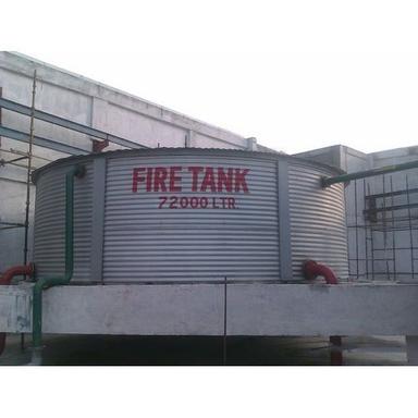 Horizontal Orientation Type Fire Water Storage Zincalume Steel Tank Capacity: 5000 Kiloliter/Day
