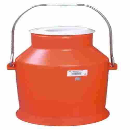 15 Ltr Capacity Light Weight Dairy Man Orange Color Milk Can With Handle