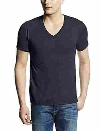 Cotton T Shirts For Mens, Plain Pattern, V-Neck, Half Sleeve, Optimum Quality, Comfortable To Wear, Soft Texture, Skin Friendly, Casual Wear, Size : S, M, L, Xl