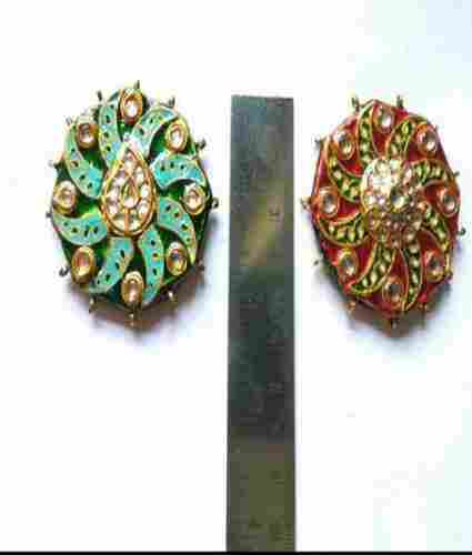 Kundan Meenakari Jewellery Pendant Set
