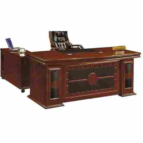 Modular Brown Wooden Company Director Office Table Desk