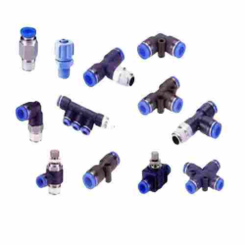 Plastic And Metal Chrome Plated Instant Push In Tube Fittings
