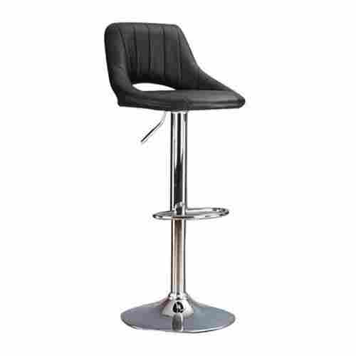 Stainless Steel PU Leather Seat Revolving Bar Stool With Footrest