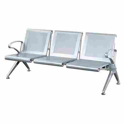 Stainless Steel Three Seater Airport Waiting Lounge Visitor Chair